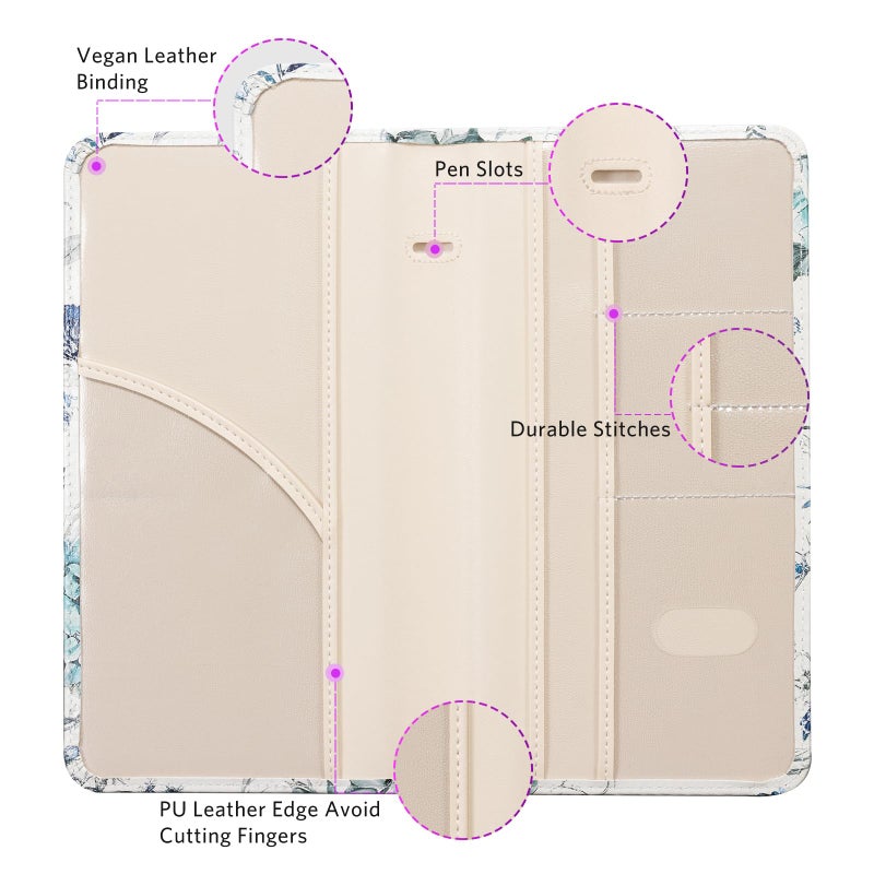 CoBak Car Registration and Insurance Holder - Vehicle Glove Box Car Organizer Auto Truck Comparment Accessories Case with Magnetic Closure for Driver License Cards - Image 2